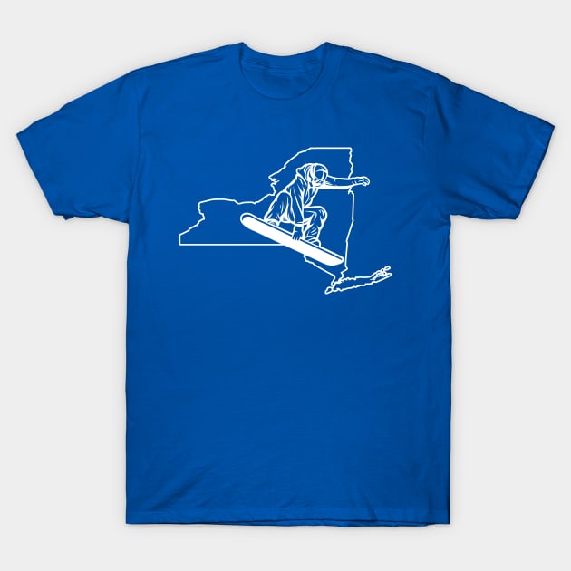 NY Snowboarder T-Shirt by Ski Classic NH